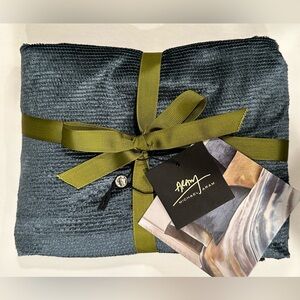 Michael Aram After the Storm blue slate Euro Sham New with Tags